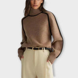 Emília - Pull élégant à col haut