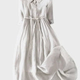 Robe avec Col Élégant