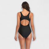 Maillot de bain sportif une pièce avec décolleté dans le dos