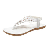 Sandales De Plage Avec Fleurs 3D
