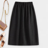 Jupe Midi avec Lavage