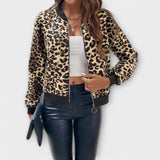 Raquel - Veste Élégante en Imprimé Léopard