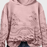 Sweat à Capuche en Dentelle