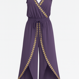 Lorena - Robe Mono Détails Dorés