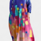 Ana - Robe Fluide avec Imprimé