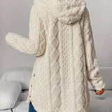 Sara - Manteau à capuche en peluche