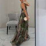 Margarida - Robe Maxi avec Imprimé Floral