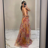 Margarida - Robe Maxi avec Imprimé Floral