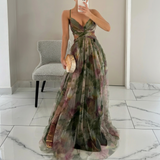 Margarida - Robe Maxi avec Imprimé Floral