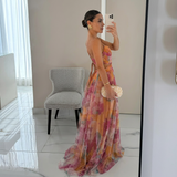 Margarida - Robe Maxi avec Imprimé Floral
