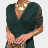 Luana - Robe élégante avec décolleté en V