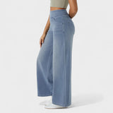 Irene - Pantalons en jean à coupe large