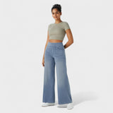 Irene - Pantalons en jean à coupe large