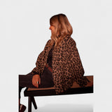 Rosa - Manteau moderne à motif léopard