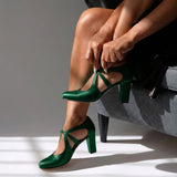 Joana - Chaussures à Talons avec Sangles Croisées
