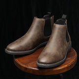 Dinis - Bottines Chelsea en Cuir