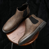 Dinis - Bottines Chelsea en Cuir