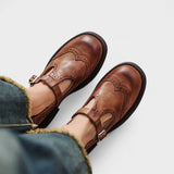 Vela - Chaussures Mary Janes Premium en Cuir