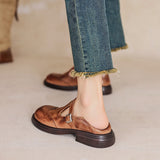 Vela - Chaussures Mary Janes Premium en Cuir