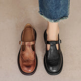 Vela - Chaussures Mary Janes Premium en Cuir