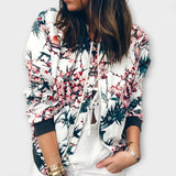 Andreia - Veste bomber élégante à fleurs
