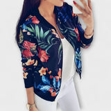 Andreia - Veste bomber élégante à fleurs