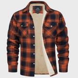 Tiago - Veste Trucker Rayée en Fleece