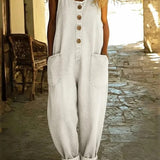 Graça - Combinaison en Denim Lavé Vintage
