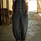 Graça - Combinaison en Denim Lavé Vintage