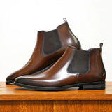 Pedro - Bottines Chelsea en Cuir