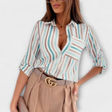 Romina - Blouse à col classique